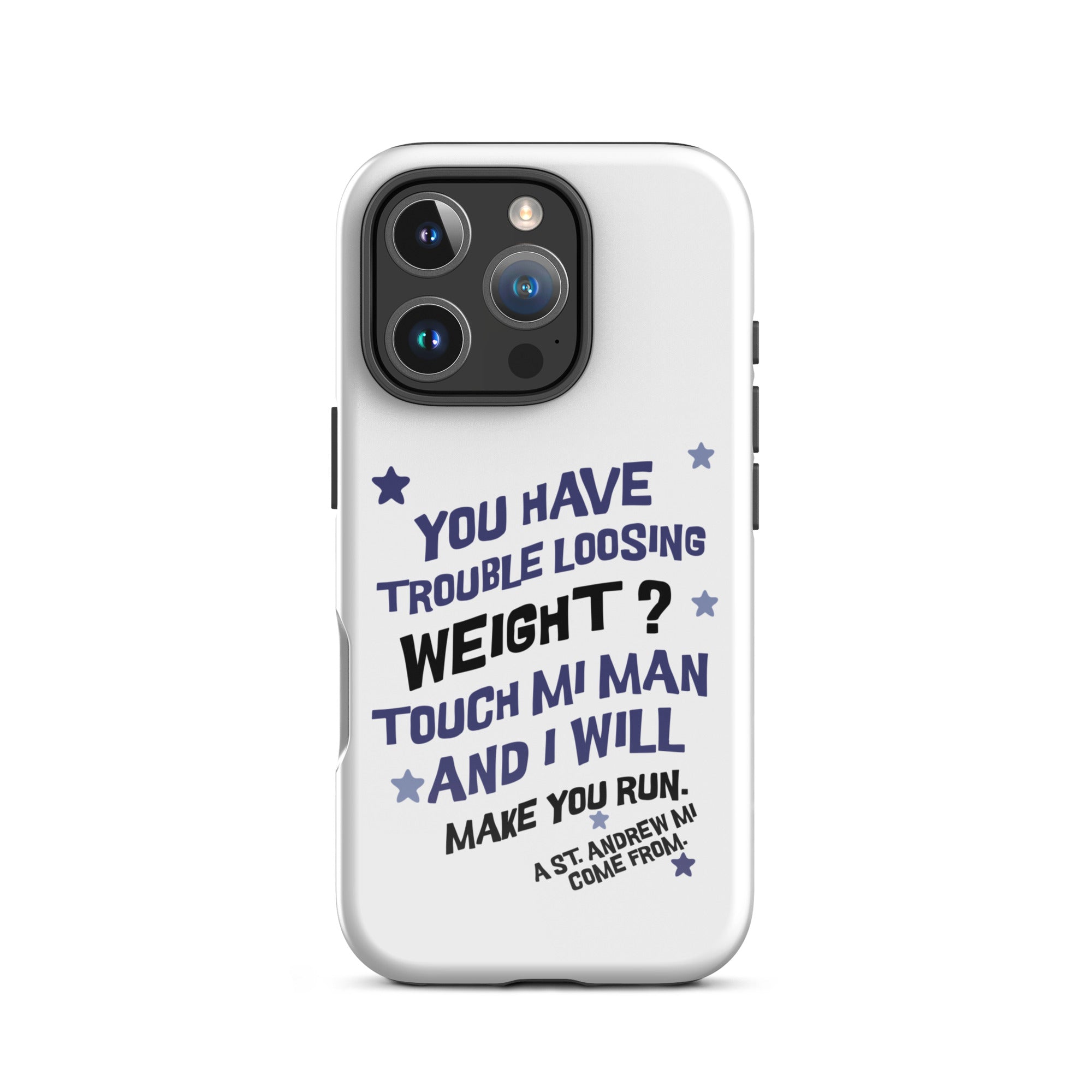 A ST. ANDREW MI COME FROM - Tough Case for iPhone - Jamaican phone case, Customized Jamaican phone case, funny Jamaican phone case