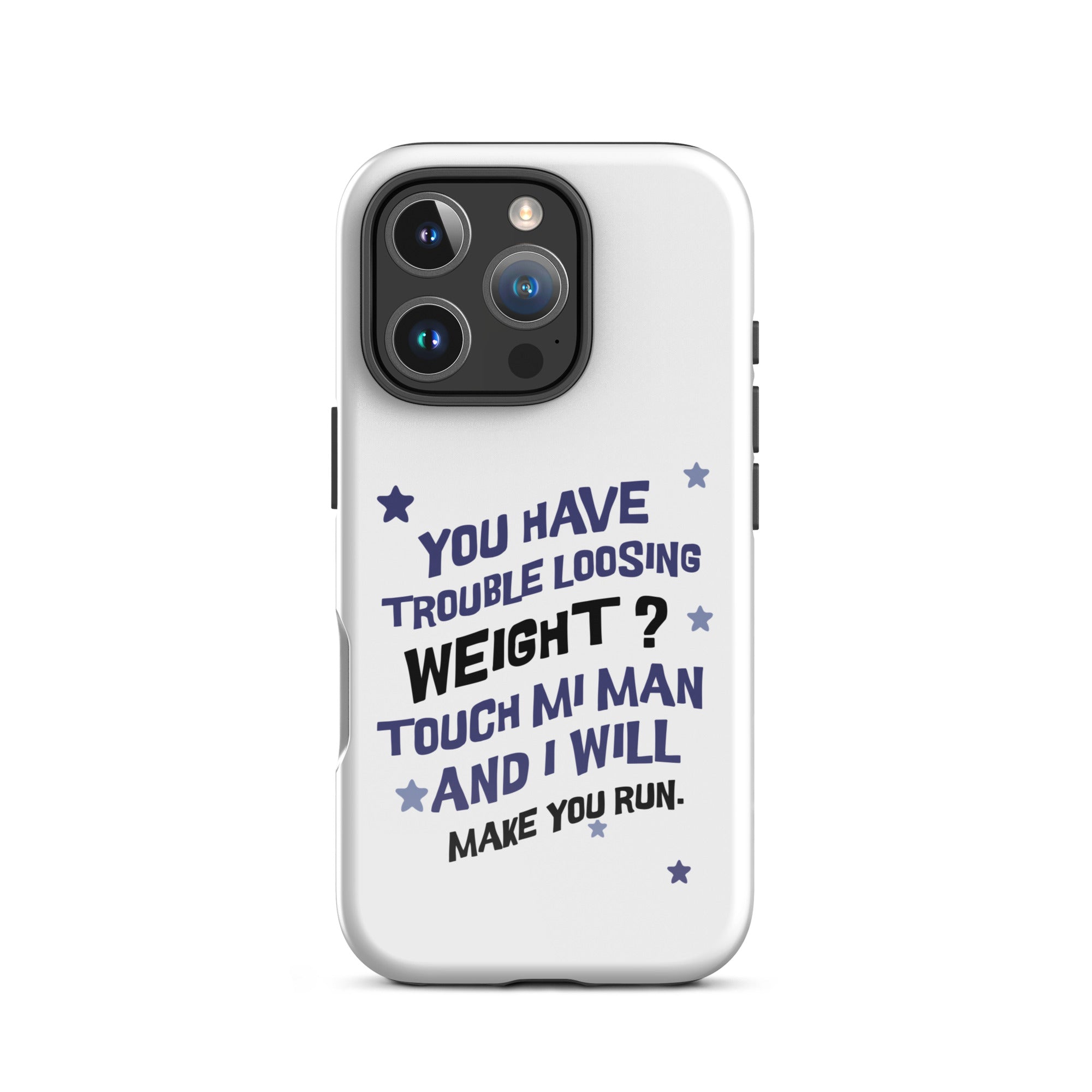 TOUCH MI MAN - Tough Case for iPhone - Jamaican phone case, Customized Jamaican phone case, funny Jamaican phone case