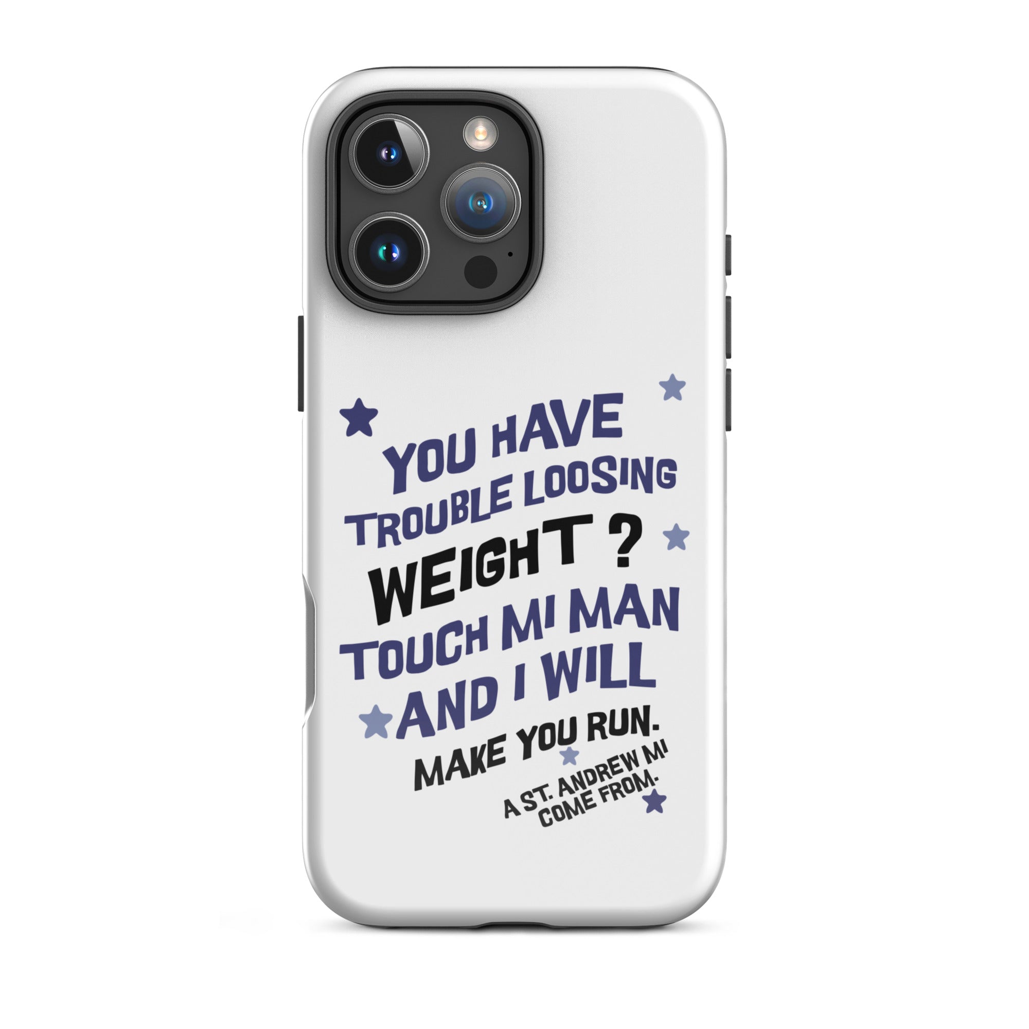 A ST. ANDREW MI COME FROM - Tough Case for iPhone - Jamaican phone case, Customized Jamaican phone case, funny Jamaican phone case