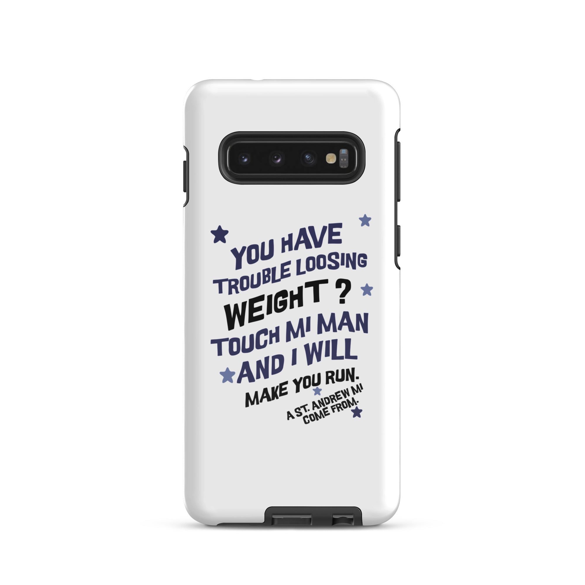 A ST. ANDREW MI COME FROM - Tough case for Samsung -Jamaican phone case, Customized Jamaican phone case, funny Jamaican phone case