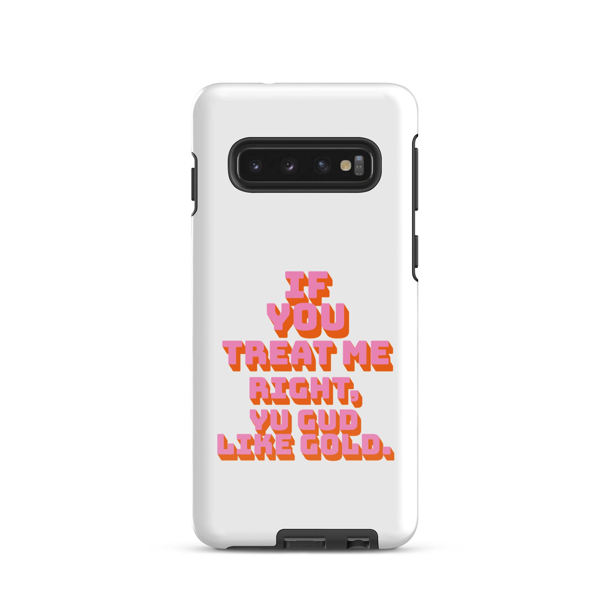 GUD LIKE GOLD - Tough case for Samsung - Jamaican phone case, Customized Jamaican phone case, funny Jamaican phone case