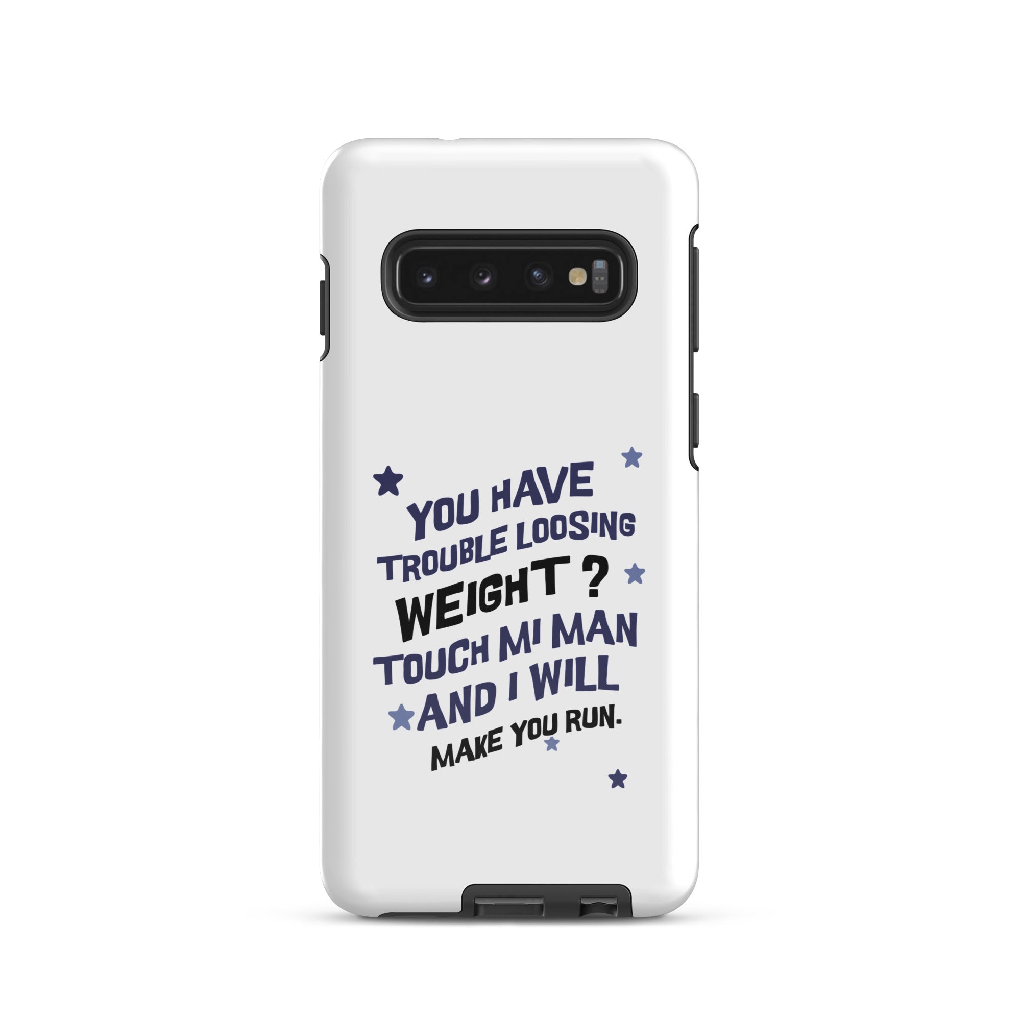 TOUCH MI MAN - Tough case for Samsung - Jamaican phone case, Customized Jamaican phone case, funny Jamaican phone case