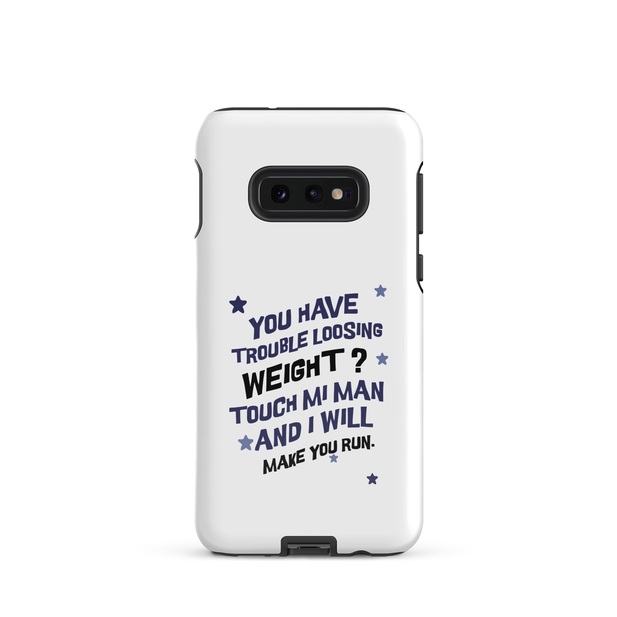 TOUCH MI MAN - Tough case for Samsung - Jamaican phone case, Customized Jamaican phone case, funny Jamaican phone case