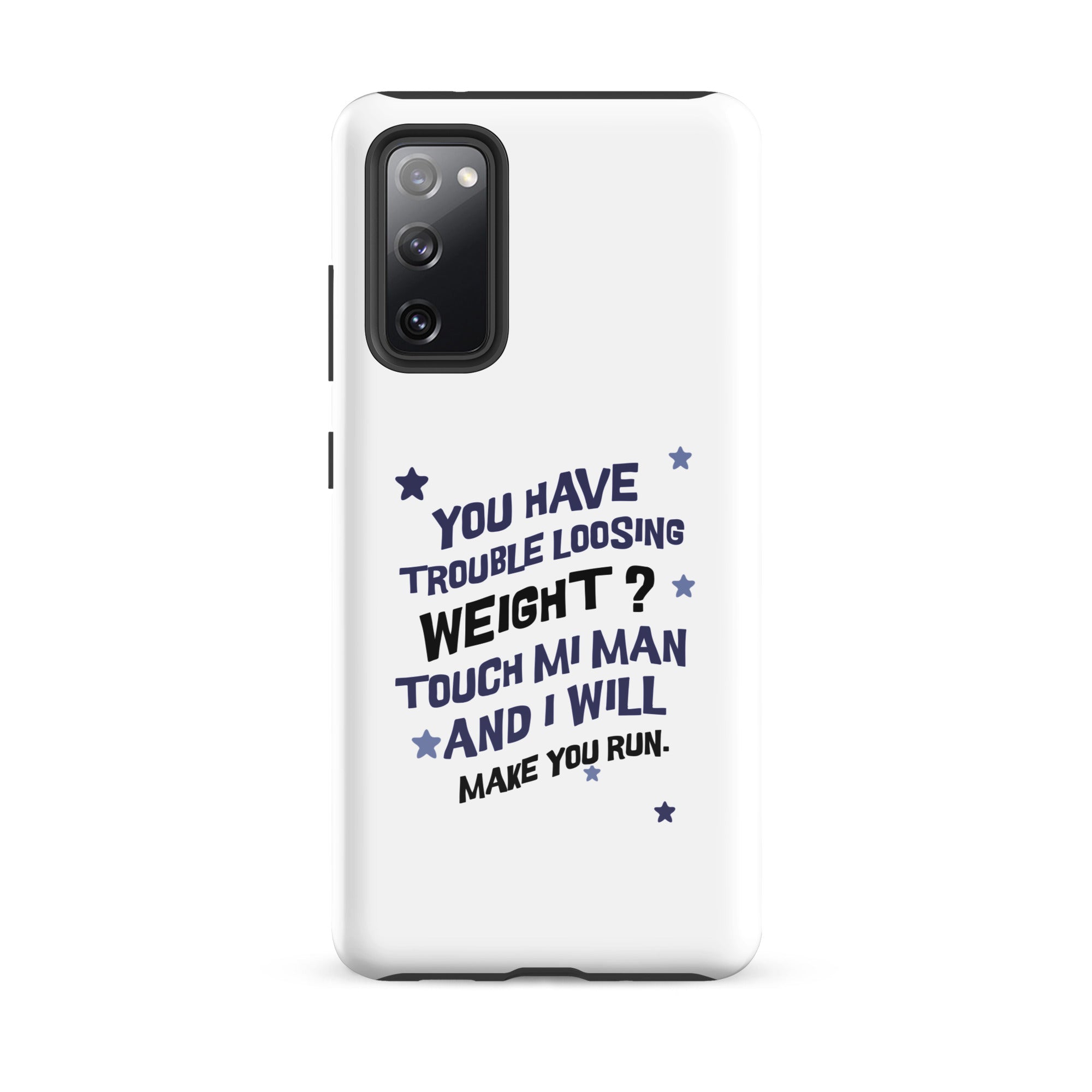 TOUCH MI MAN - Tough case for Samsung - Jamaican phone case, Customized Jamaican phone case, funny Jamaican phone case