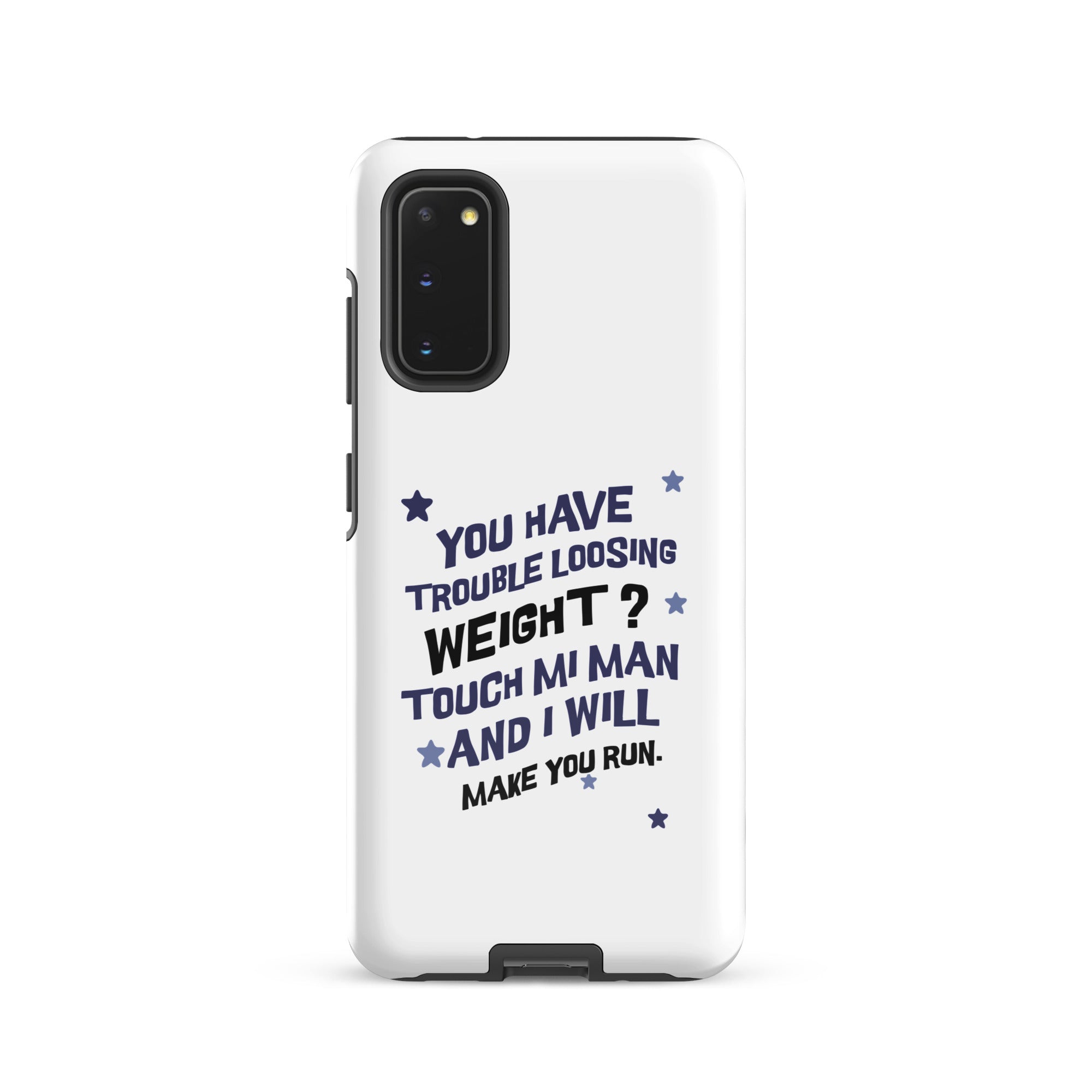 TOUCH MI MAN - Tough case for Samsung - Jamaican phone case, Customized Jamaican phone case, funny Jamaican phone case