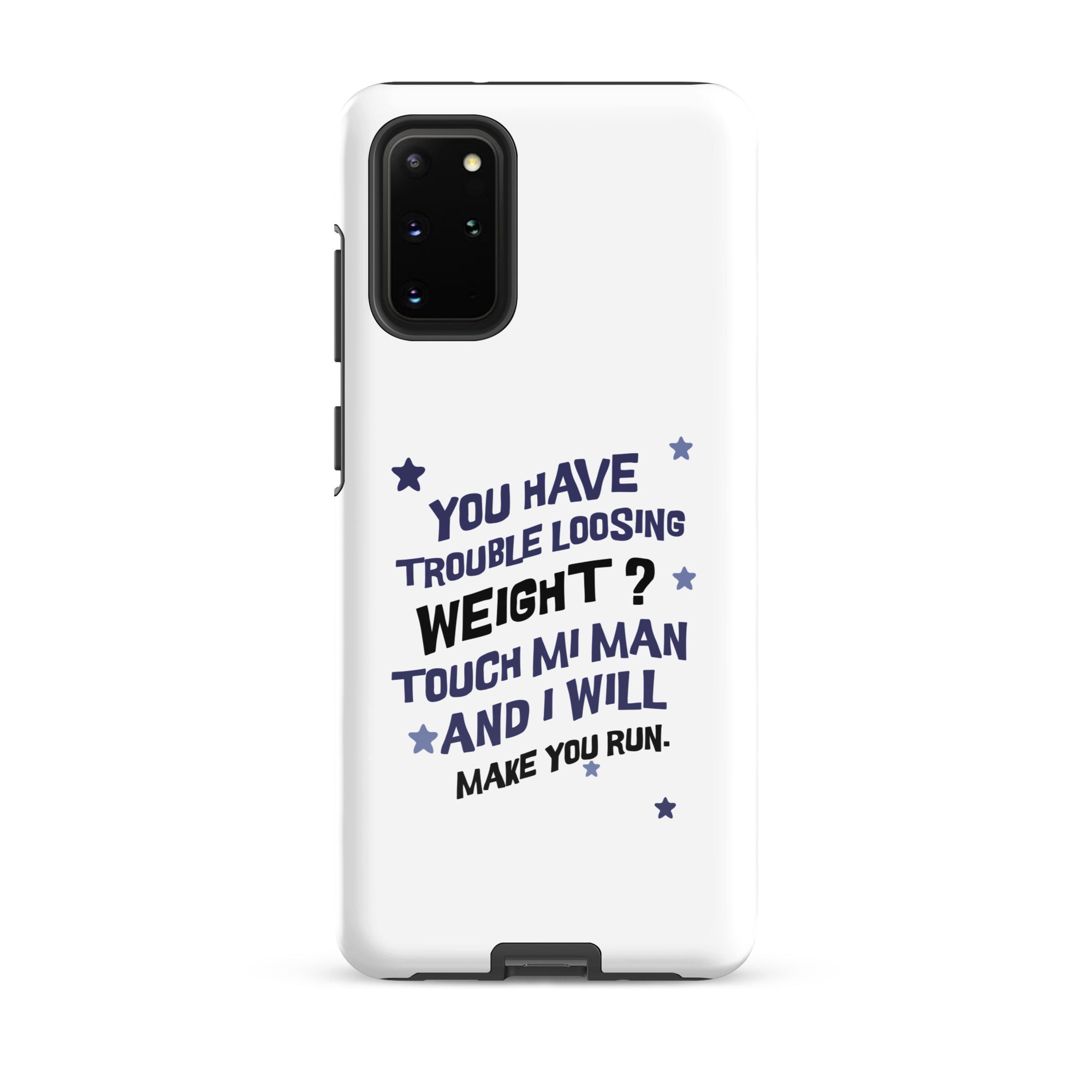 TOUCH MI MAN - Tough case for Samsung - Jamaican phone case, Customized Jamaican phone case, funny Jamaican phone case