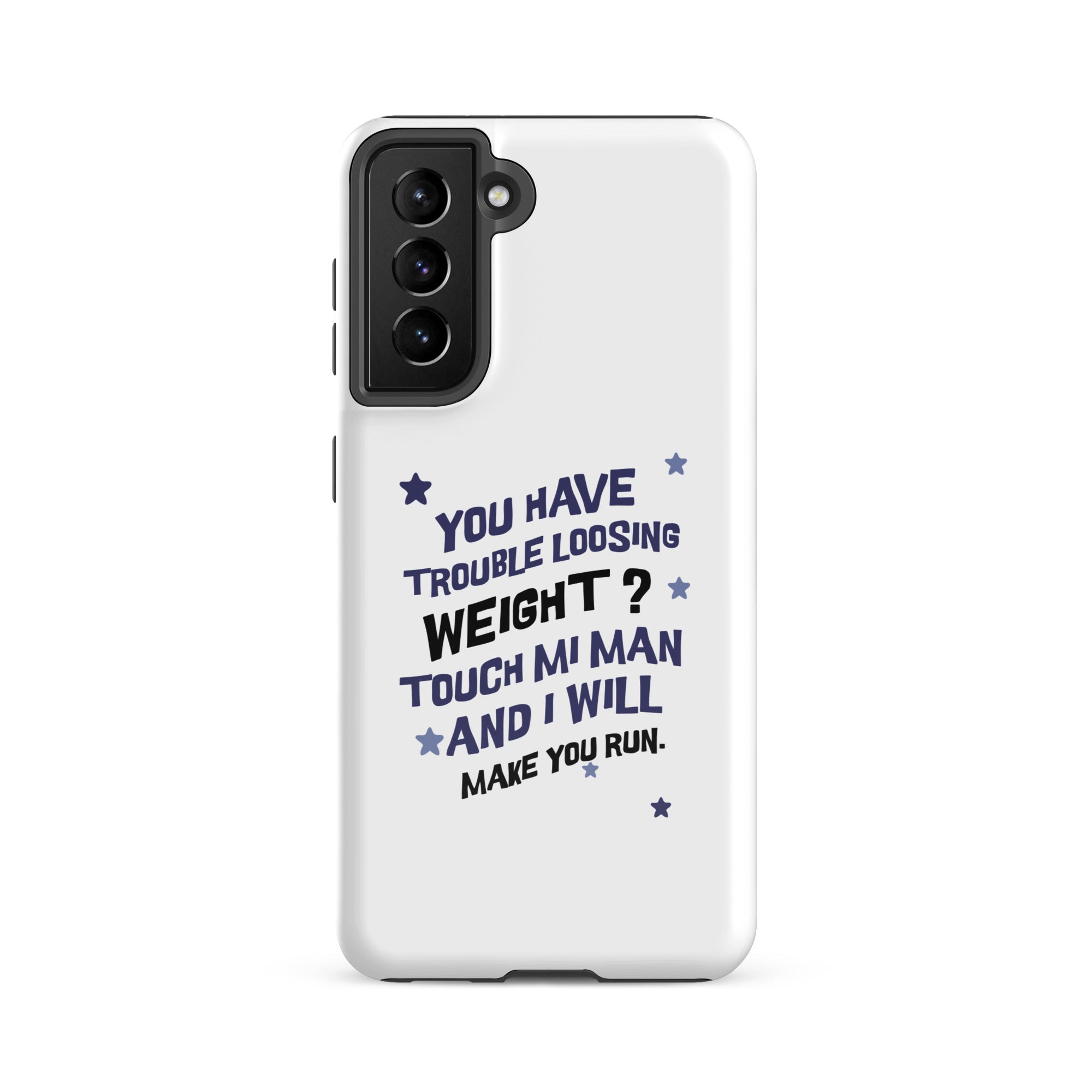 TOUCH MI MAN - Tough case for Samsung - Jamaican phone case, Customized Jamaican phone case, funny Jamaican phone case