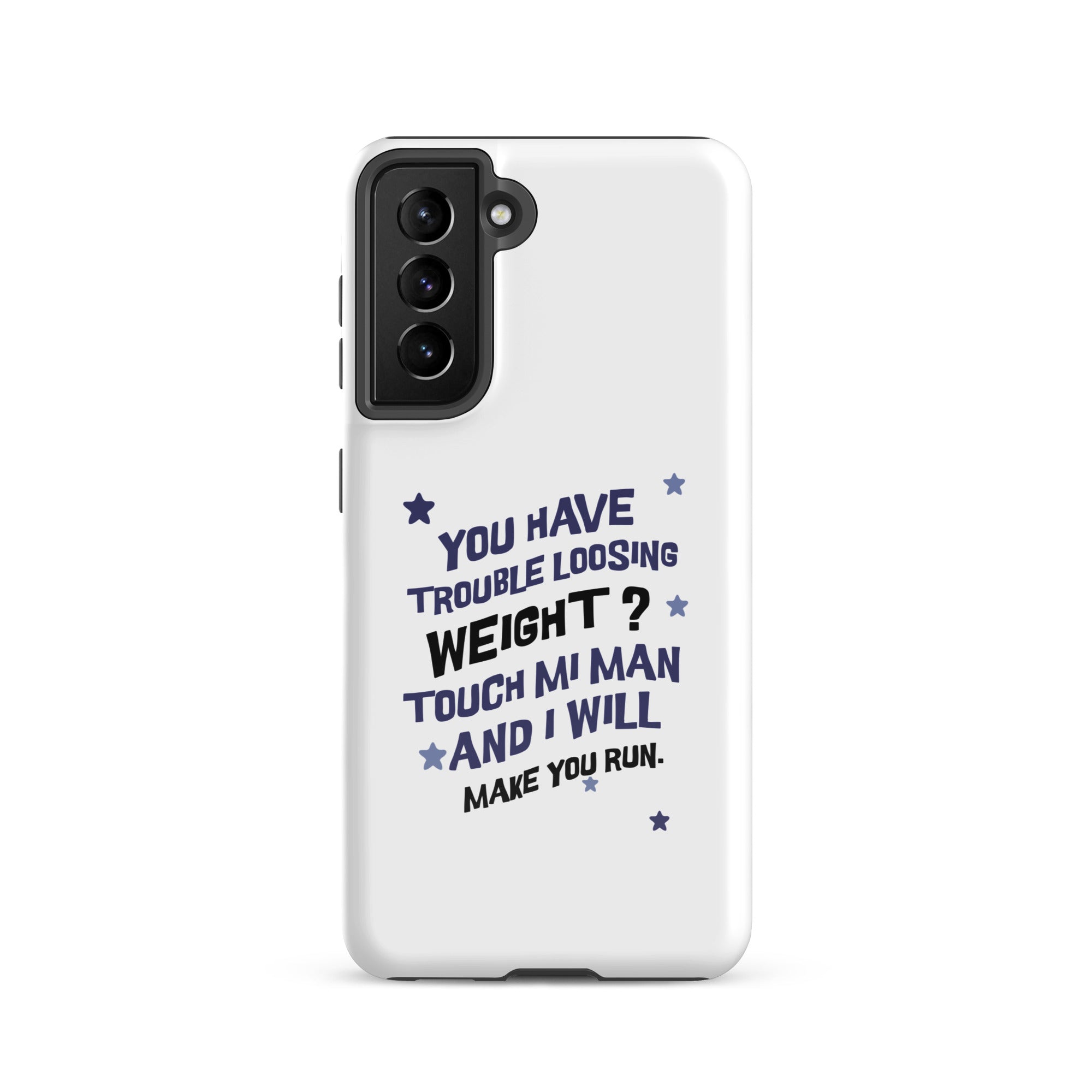 TOUCH MI MAN - Tough case for Samsung - Jamaican phone case, Customized Jamaican phone case, funny Jamaican phone case