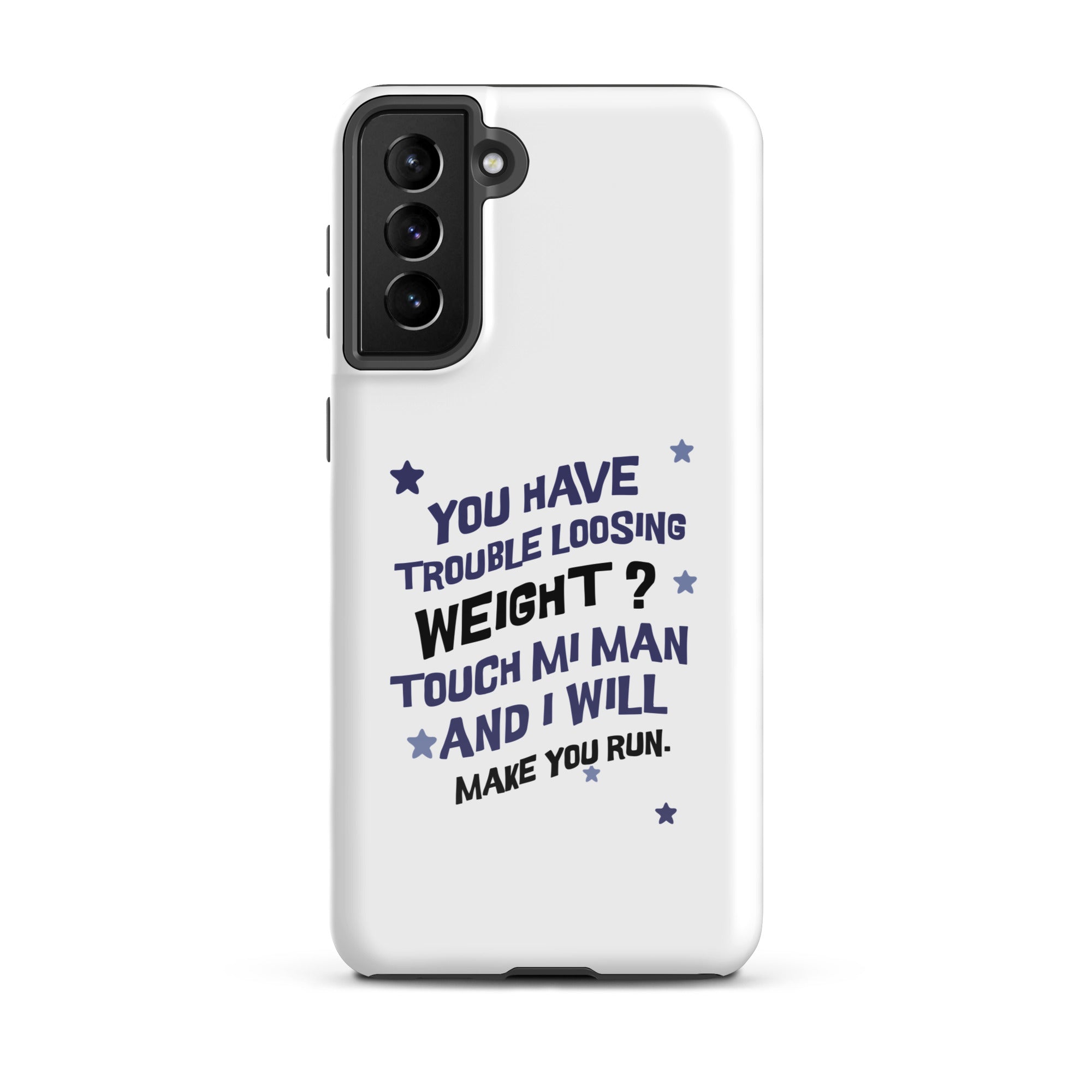 TOUCH MI MAN - Tough case for Samsung - Jamaican phone case, Customized Jamaican phone case, funny Jamaican phone case