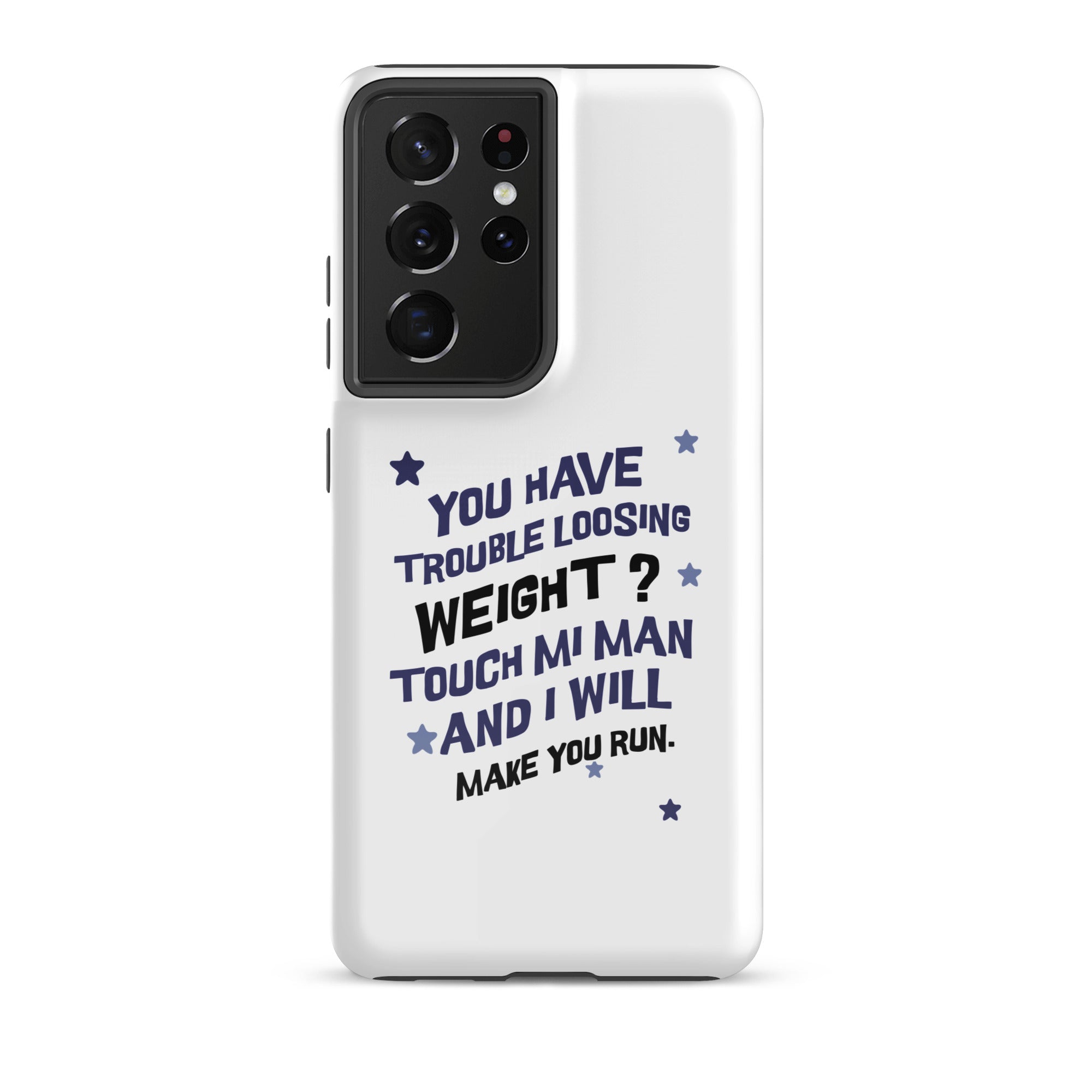 TOUCH MI MAN - Tough case for Samsung - Jamaican phone case, Customized Jamaican phone case, funny Jamaican phone case