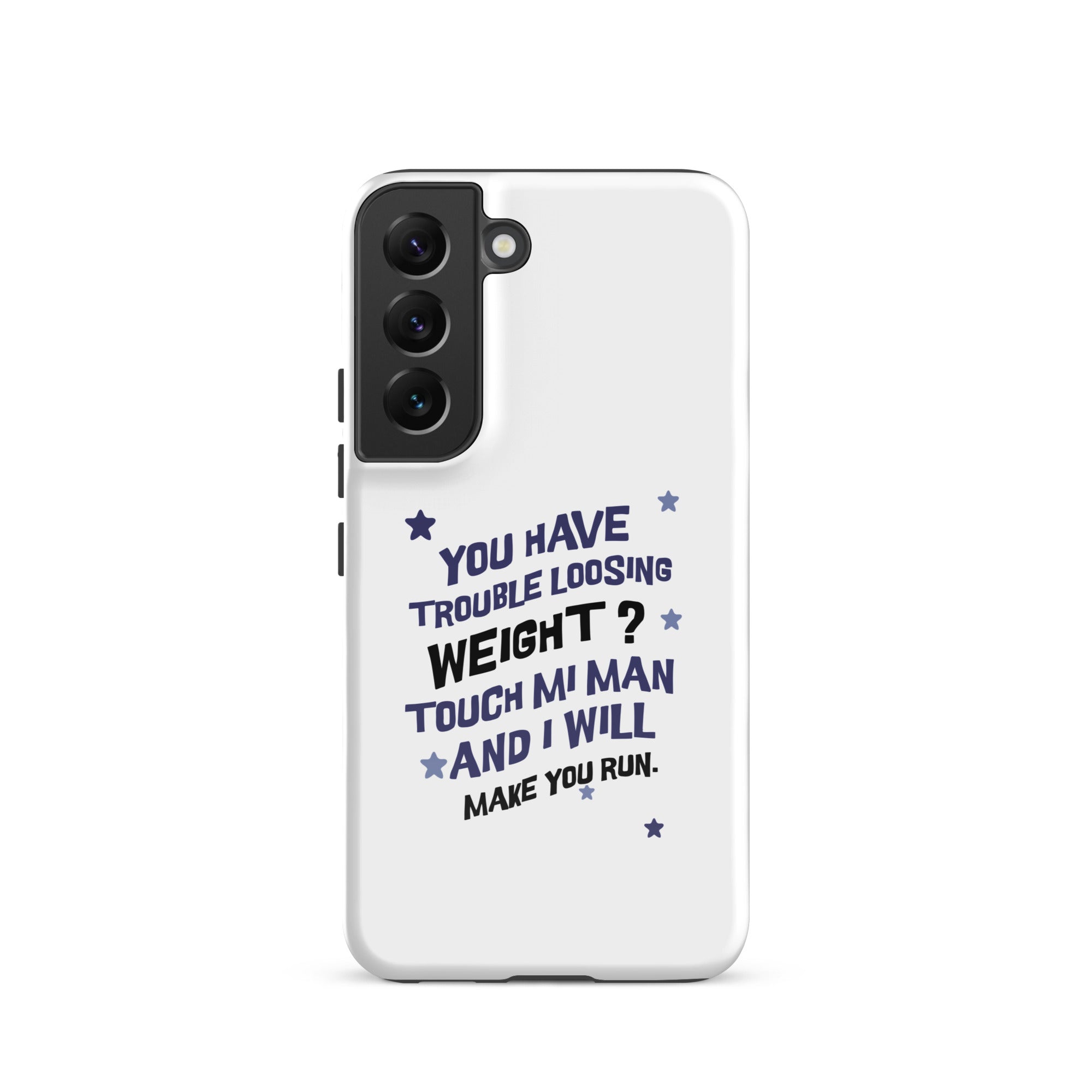 TOUCH MI MAN - Tough case for Samsung - Jamaican phone case, Customized Jamaican phone case, funny Jamaican phone case