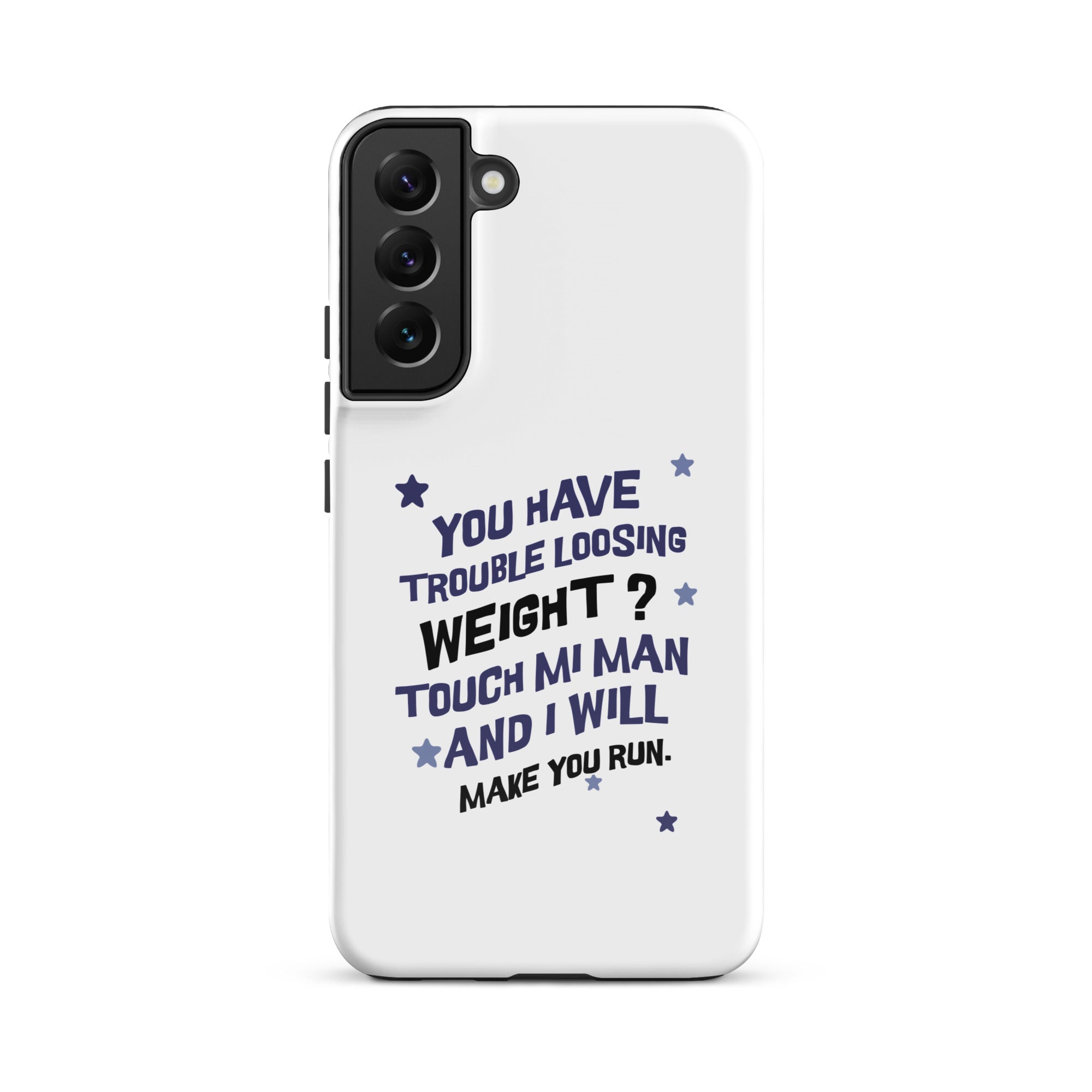 TOUCH MI MAN - Tough case for Samsung - Jamaican phone case, Customized Jamaican phone case, funny Jamaican phone case