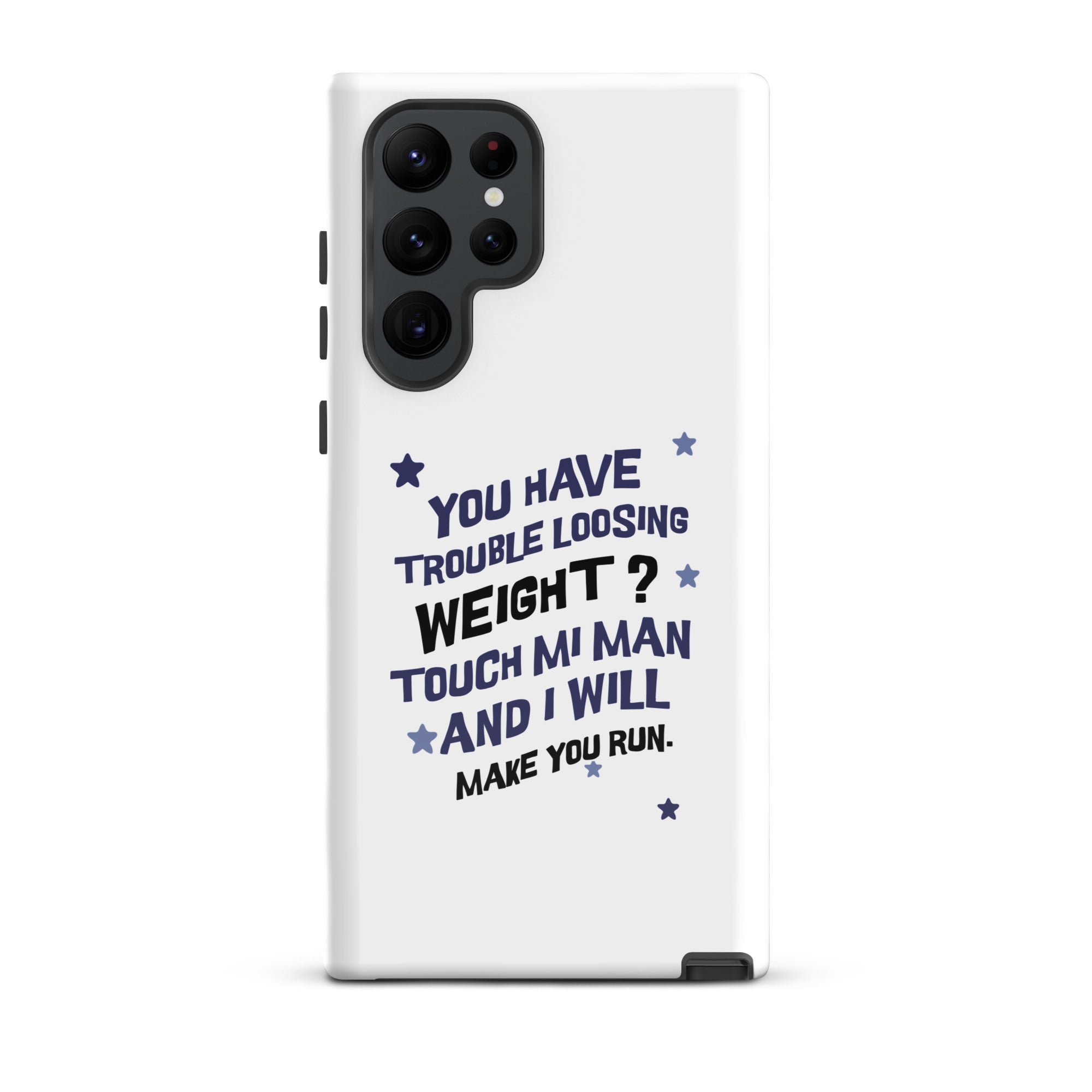 TOUCH MI MAN - Tough case for Samsung - Jamaican phone case, Customized Jamaican phone case, funny Jamaican phone case