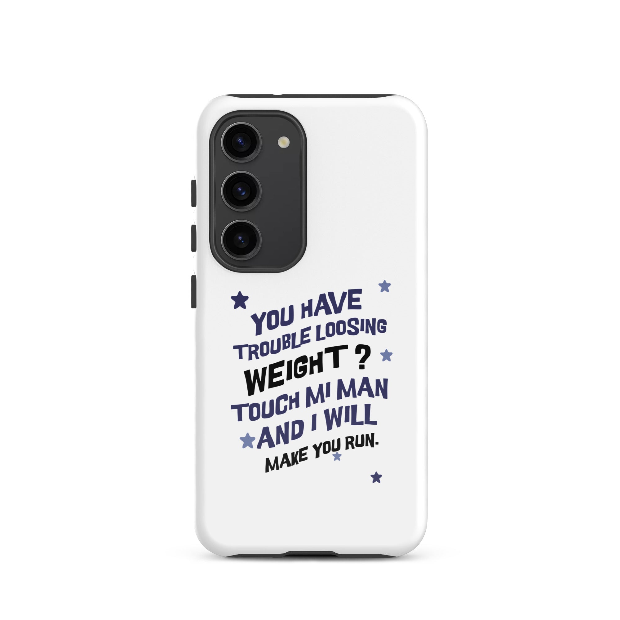 TOUCH MI MAN - Tough case for Samsung - Jamaican phone case, Customized Jamaican phone case, funny Jamaican phone case