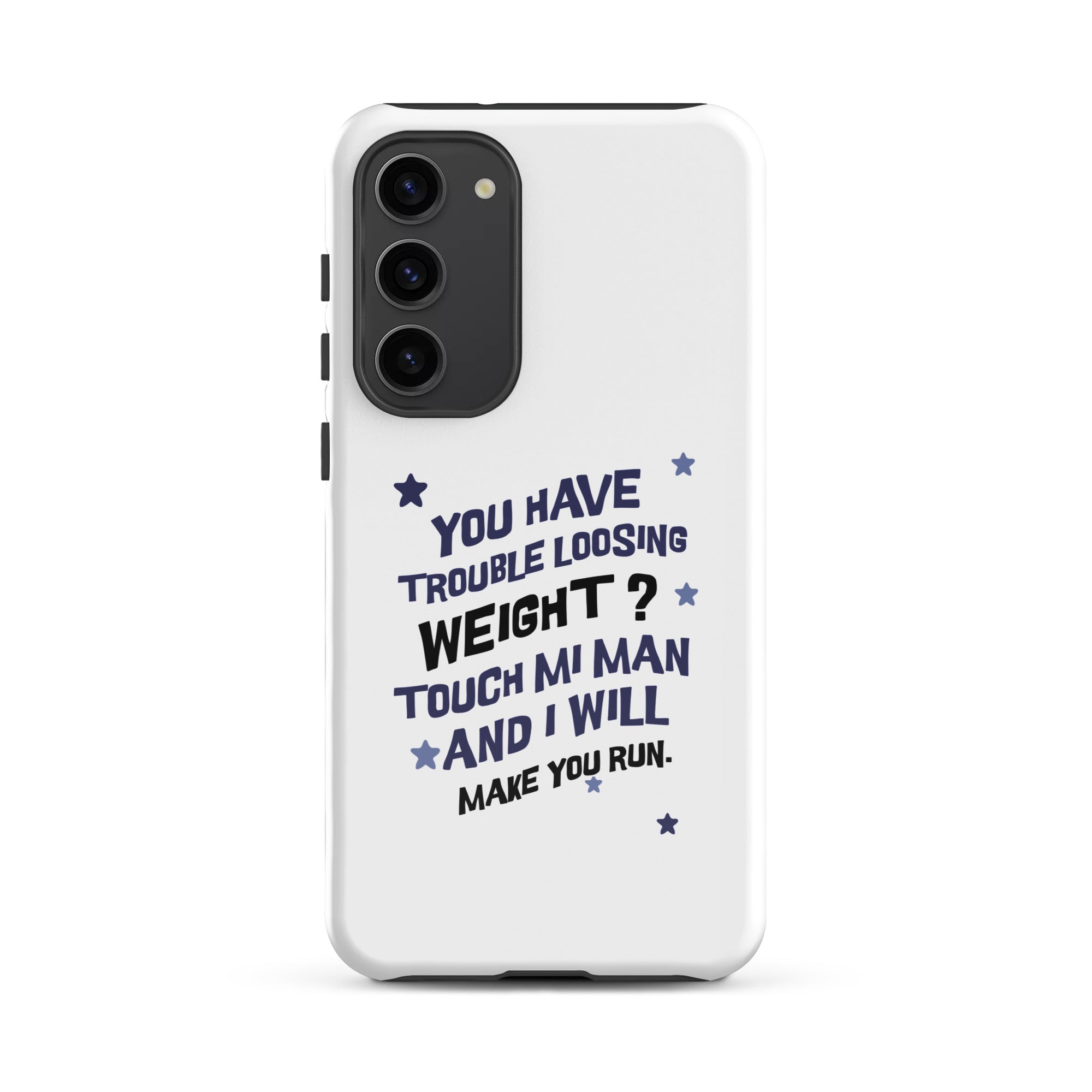 TOUCH MI MAN - Tough case for Samsung - Jamaican phone case, Customized Jamaican phone case, funny Jamaican phone case