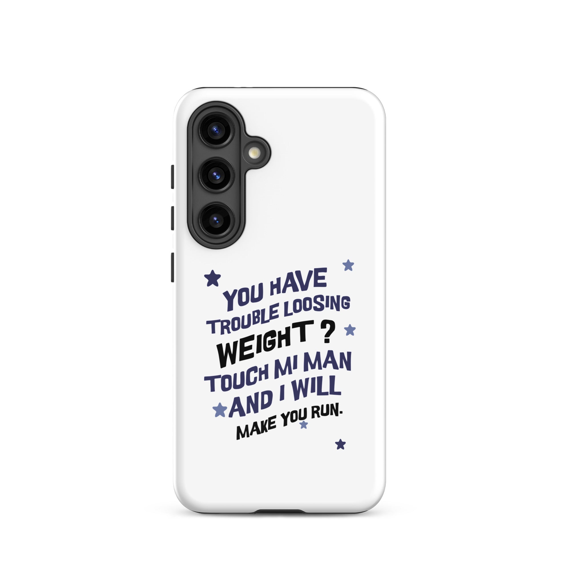 TOUCH MI MAN - Tough case for Samsung - Jamaican phone case, Customized Jamaican phone case, funny Jamaican phone case