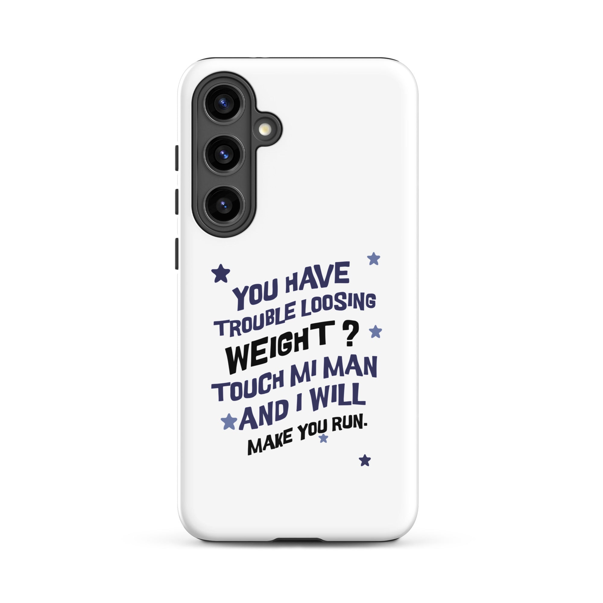 TOUCH MI MAN - Tough case for Samsung - Jamaican phone case, Customized Jamaican phone case, funny Jamaican phone case