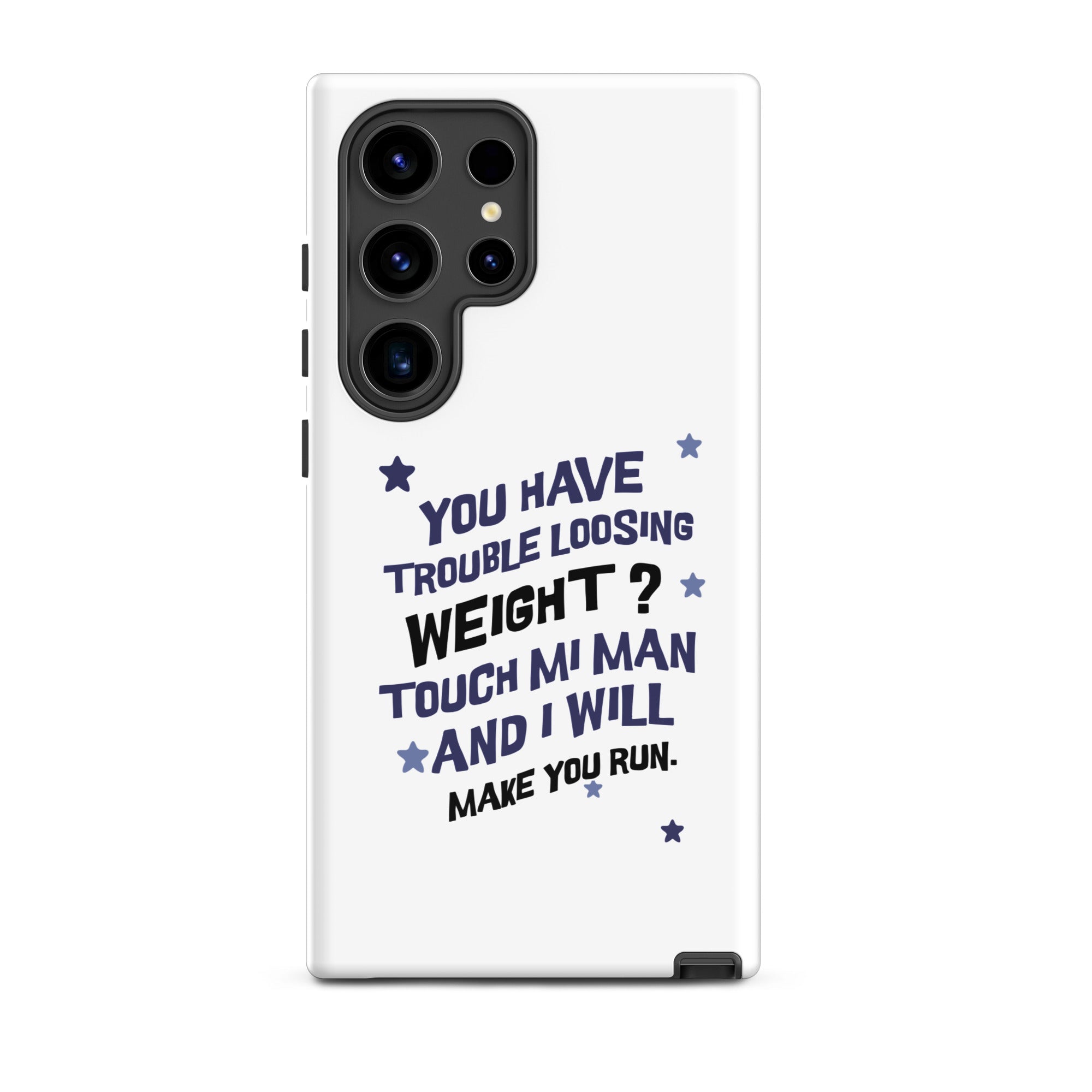 TOUCH MI MAN - Tough case for Samsung - Jamaican phone case, Customized Jamaican phone case, funny Jamaican phone case