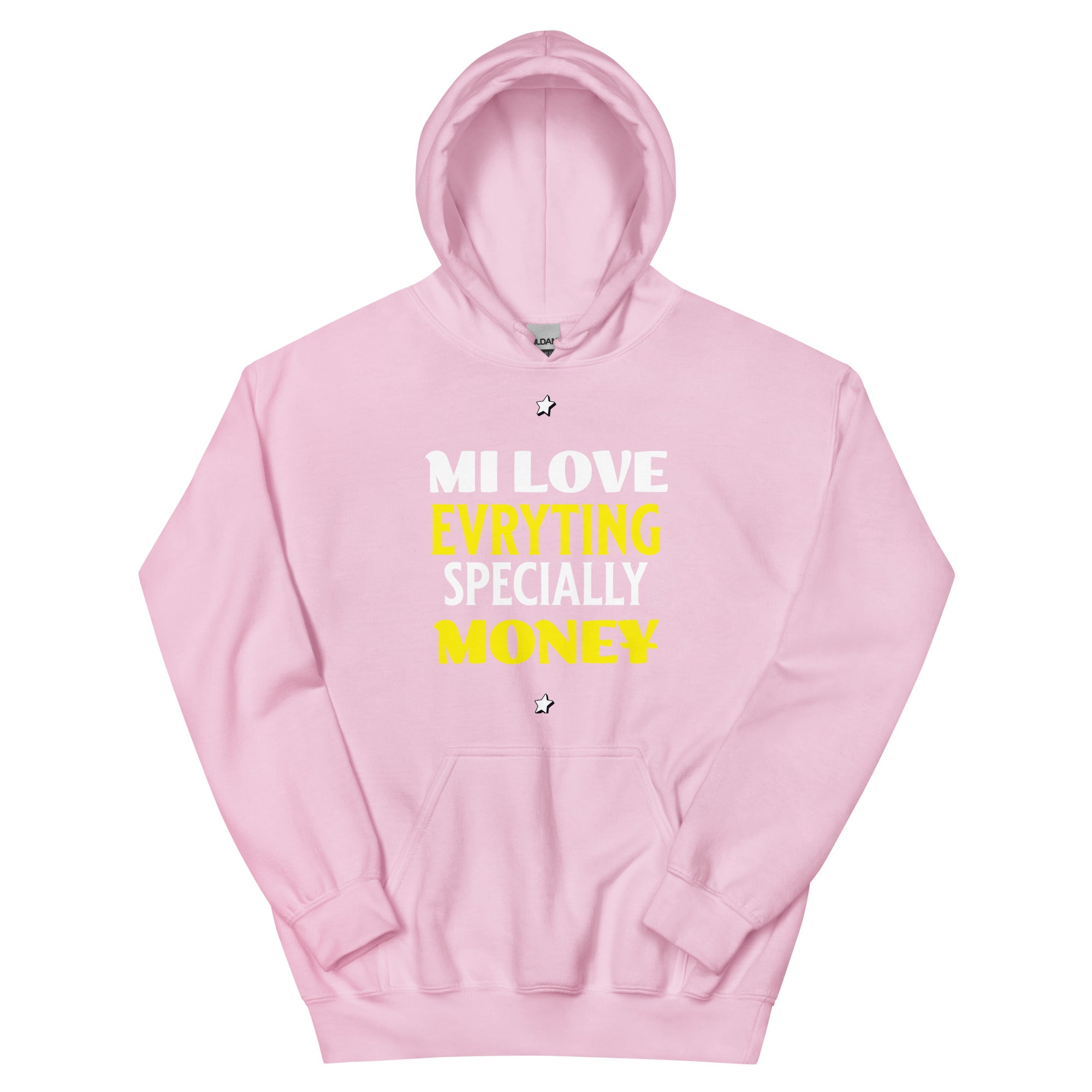 MI LOVE MONEY - Women Hoodie - Jamaican hoodie Jamaican Slang on a Hoodie Jamaican Vacation Hoodie Funny Jamaican Hoodie