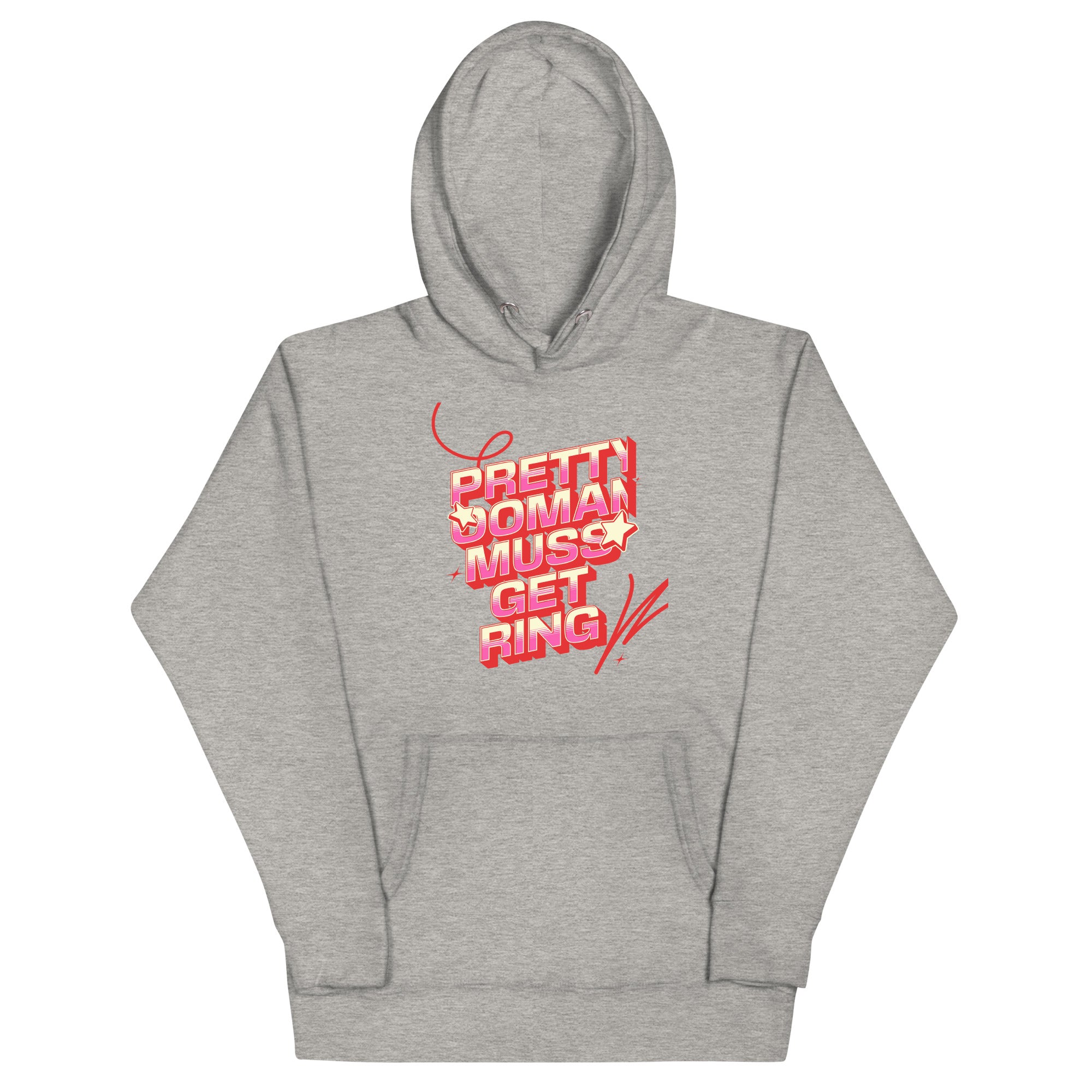 PRETTY OOMAN MUSS GET RING - Women Hoodie - Jamaican hoodie Jamaican Slang on a Hoodie Jamaican Vacation Hoodie Funny Jamaican Hoodie