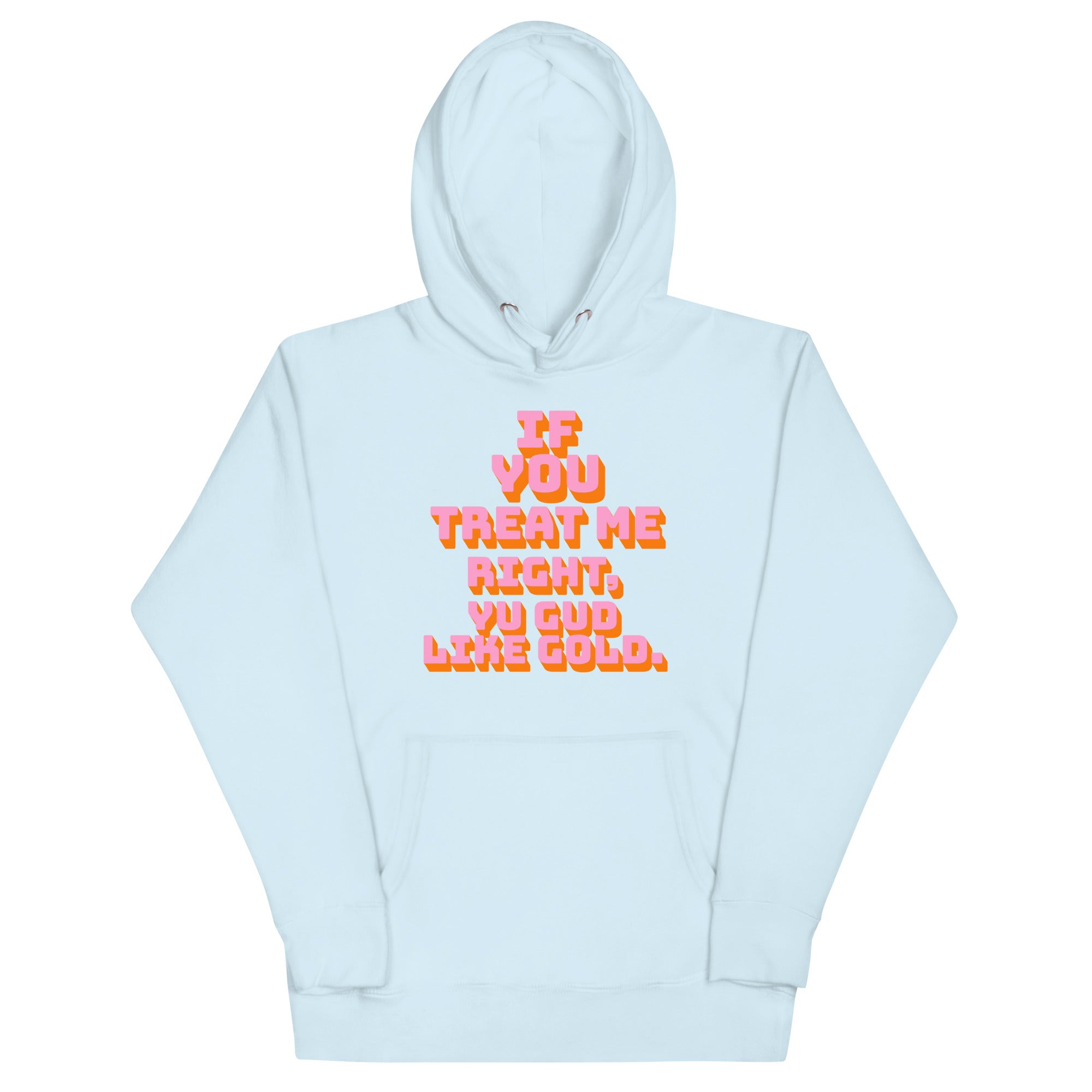 GUD LIKE GOLD - Women Hoodie - Jamaican hoodie Jamaican Slang on a Hoodie Jamaican Vacation Hoodie Funny Jamaican Hoodie