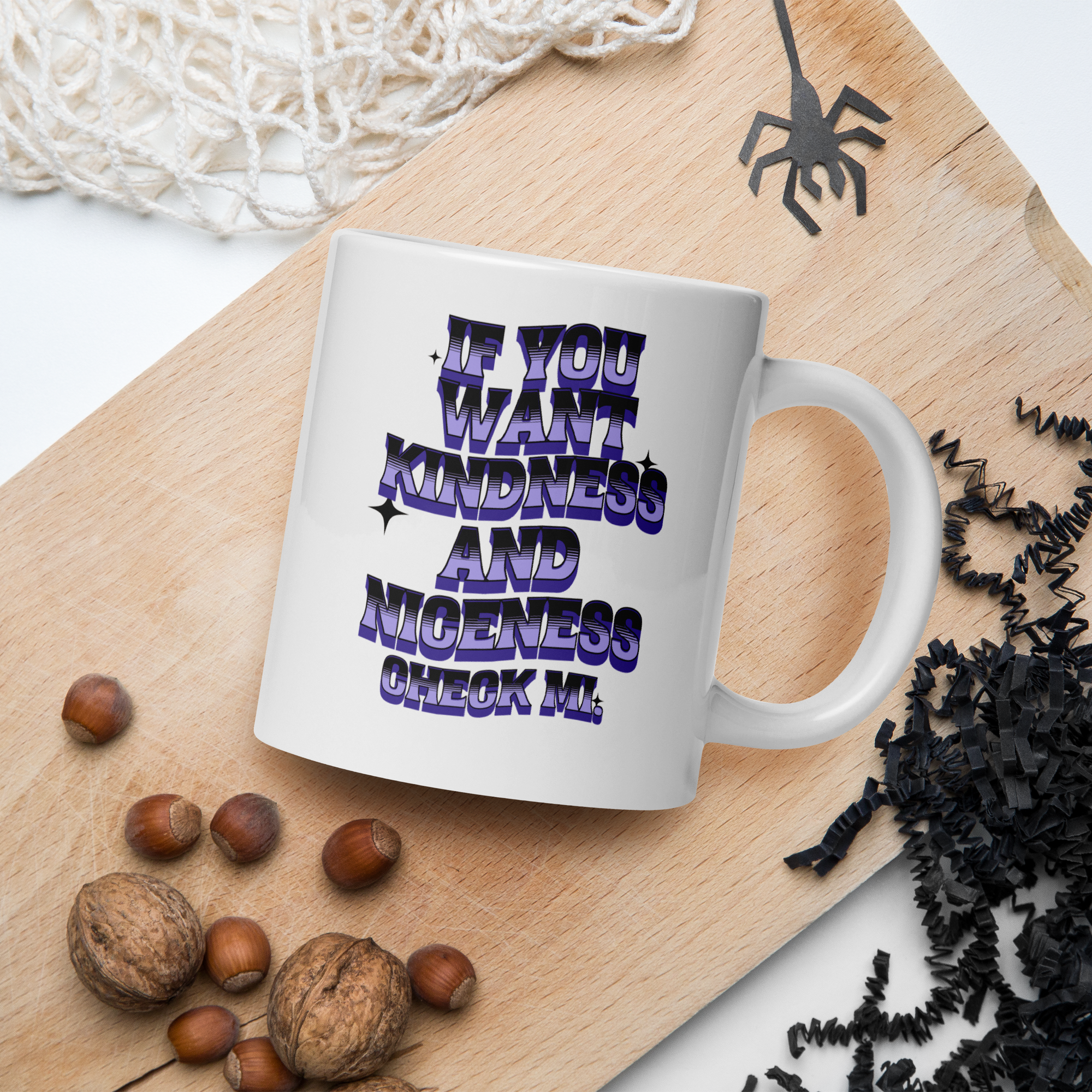 If A Kindness You Want - White glossy mug - Jamaican Gift, Funny Jamaican Coffee Mug, Jamaican Coffee Cup, Jamaican Tea Cup