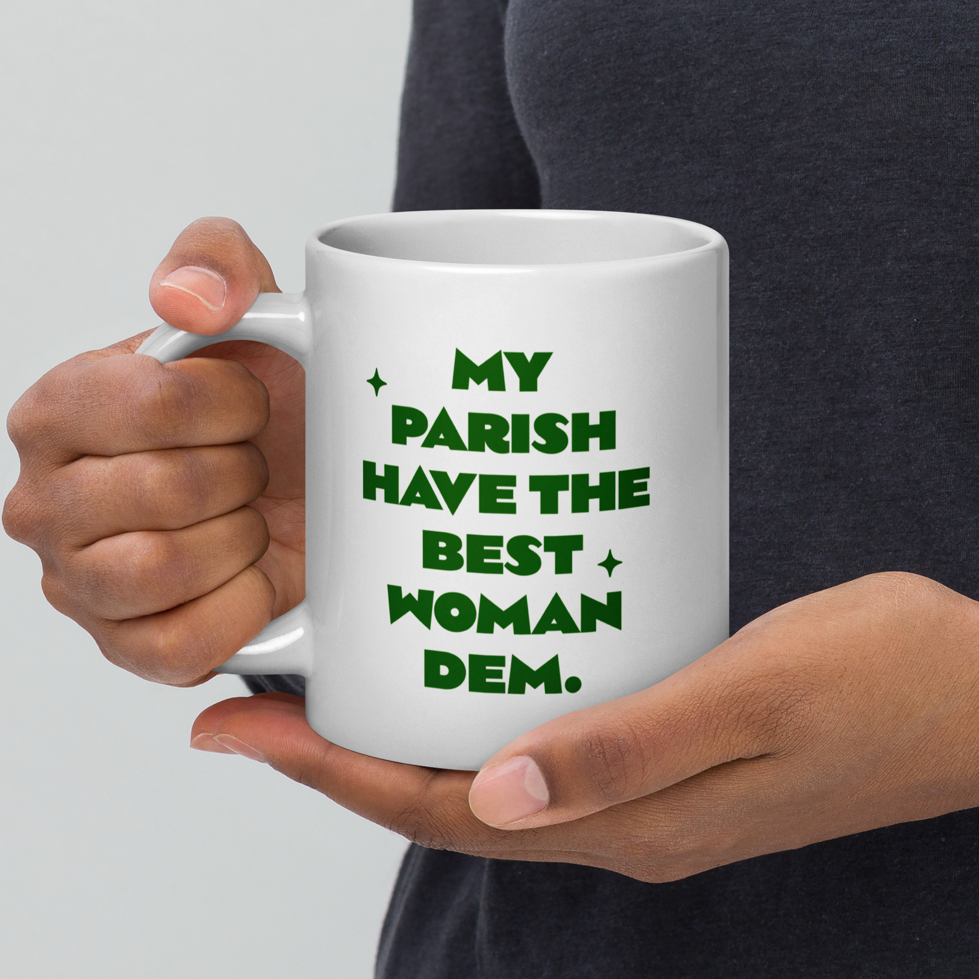 Best Women- White glossy mug - Jamaican Mug - Jamaican expression