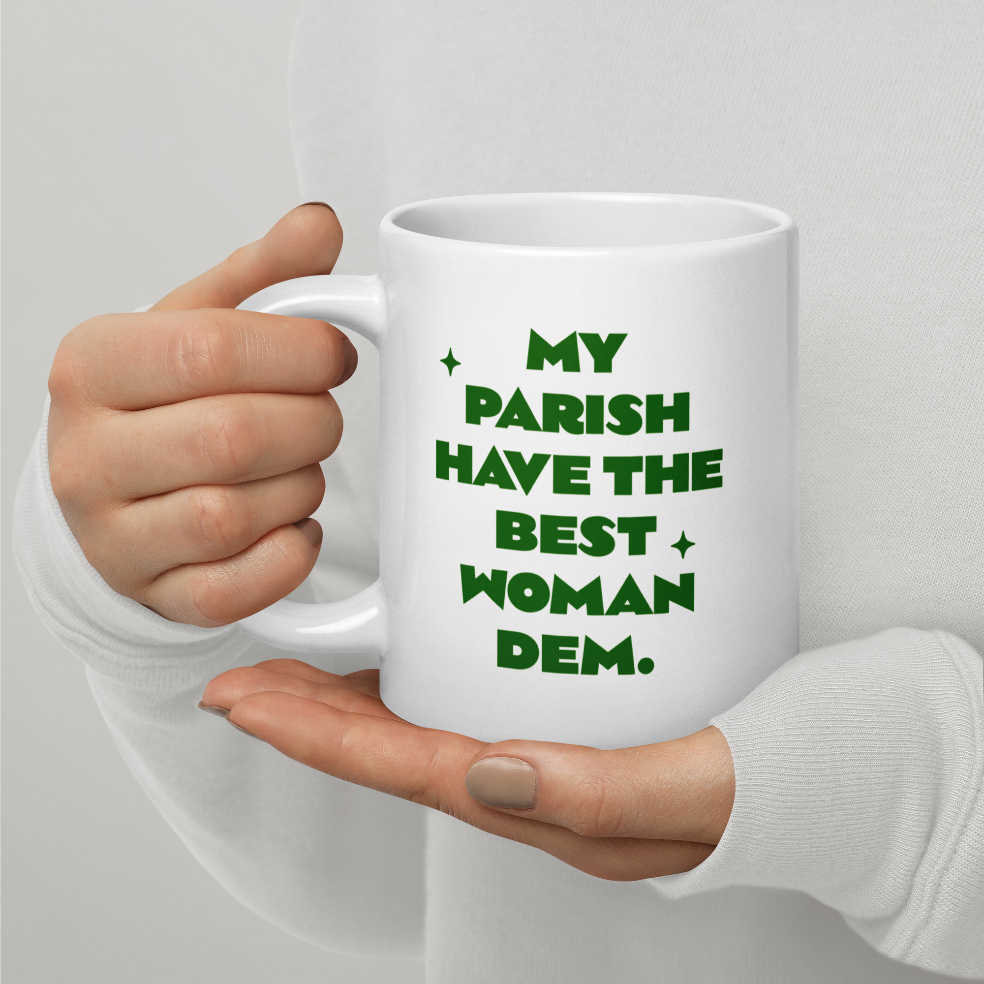 Best Women- White glossy mug - Jamaican Mug - Jamaican expression