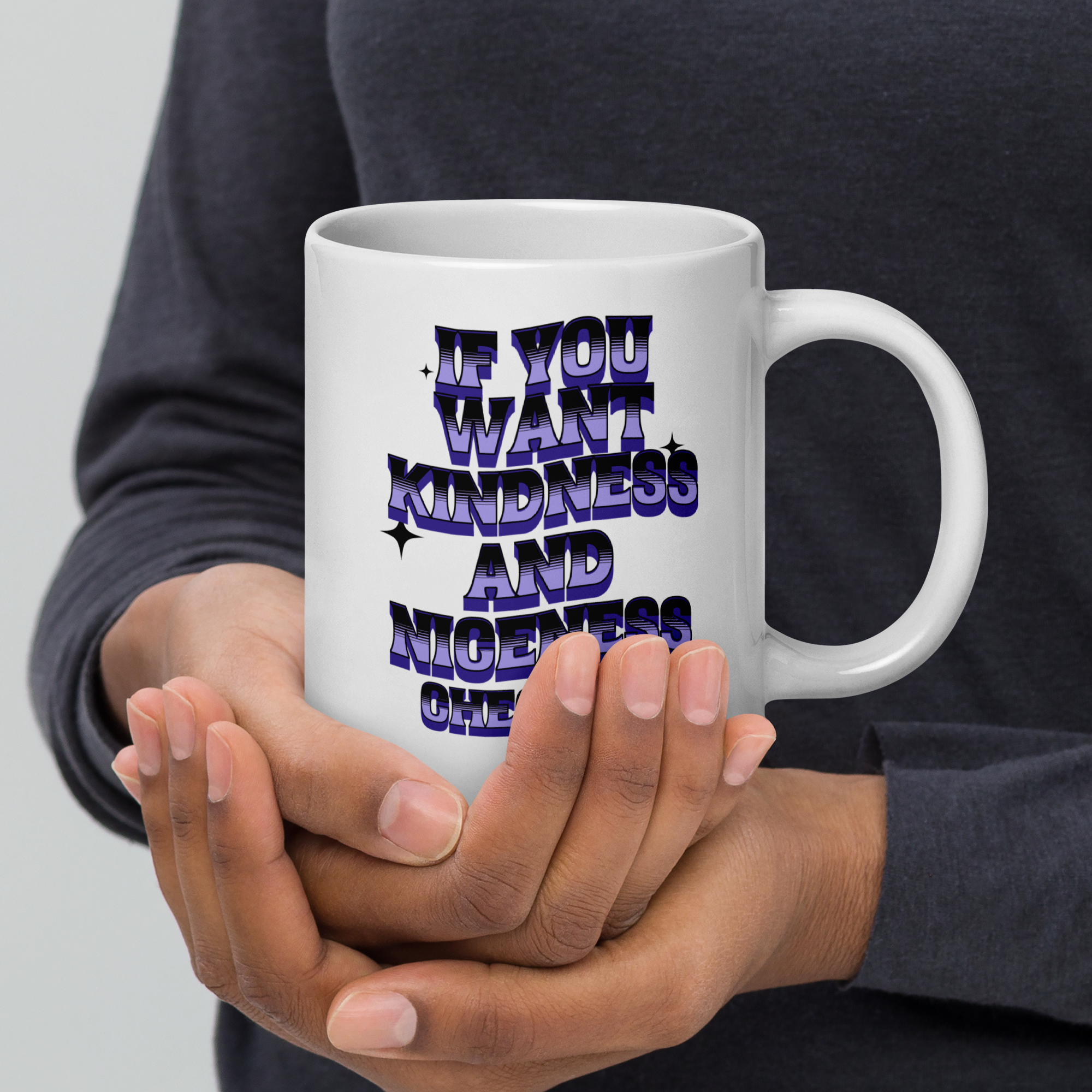 If A Kindness You Want - White glossy mug - Jamaican Gift, Funny Jamaican Coffee Mug, Jamaican Coffee Cup, Jamaican Tea Cup