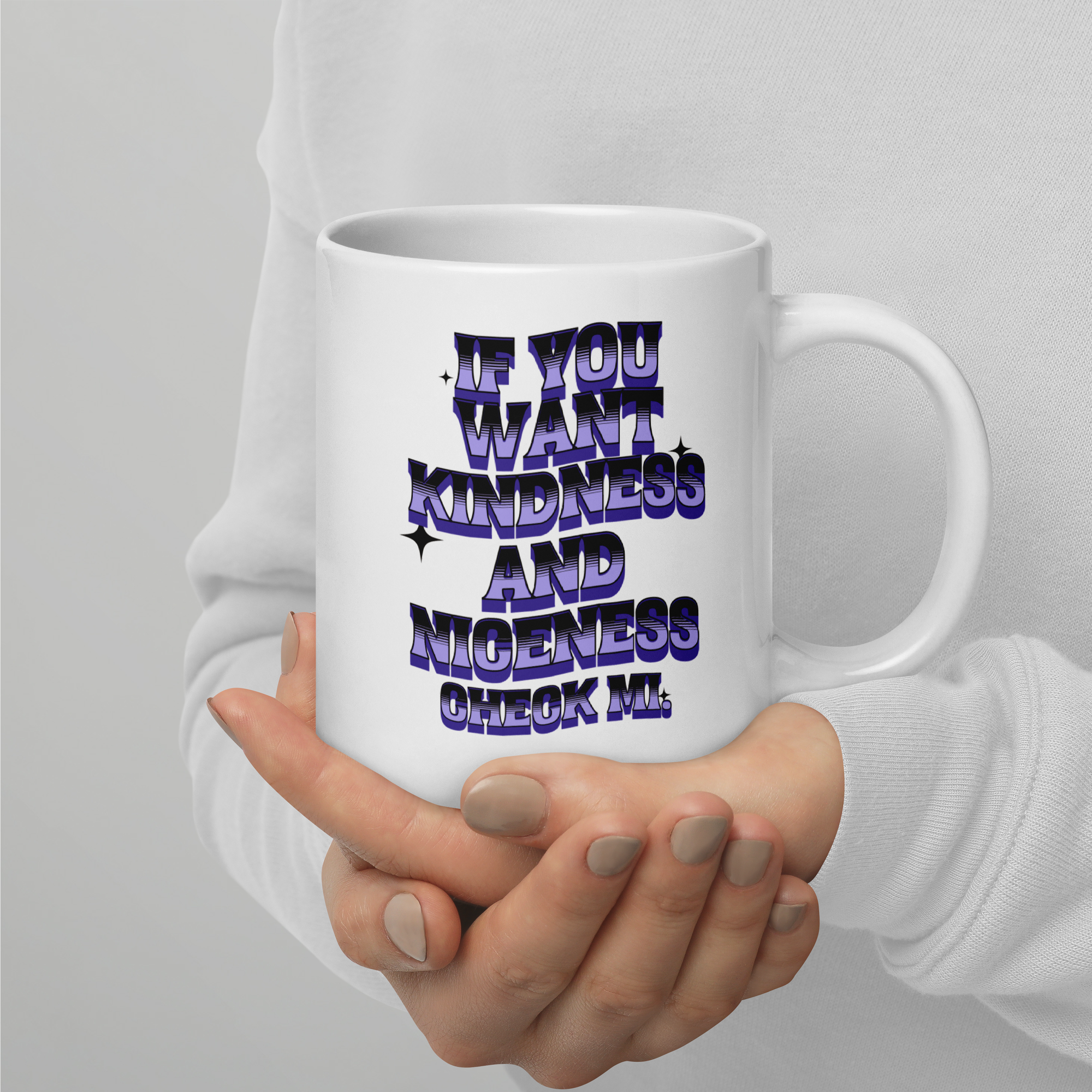 If A Kindness You Want - White glossy mug - Jamaican Gift, Funny Jamaican Coffee Mug, Jamaican Coffee Cup, Jamaican Tea Cup