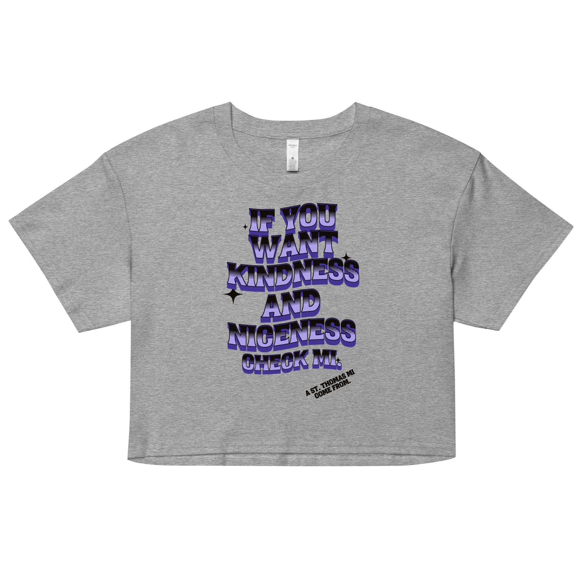 A ST THOMAS MI COME FROM - crop top - Jamaican T Shirt - Jamaican Slang on a T Shirt, Jamaican Tee shirt Jamaican vacation Shirt, Funny Jamaican shirt