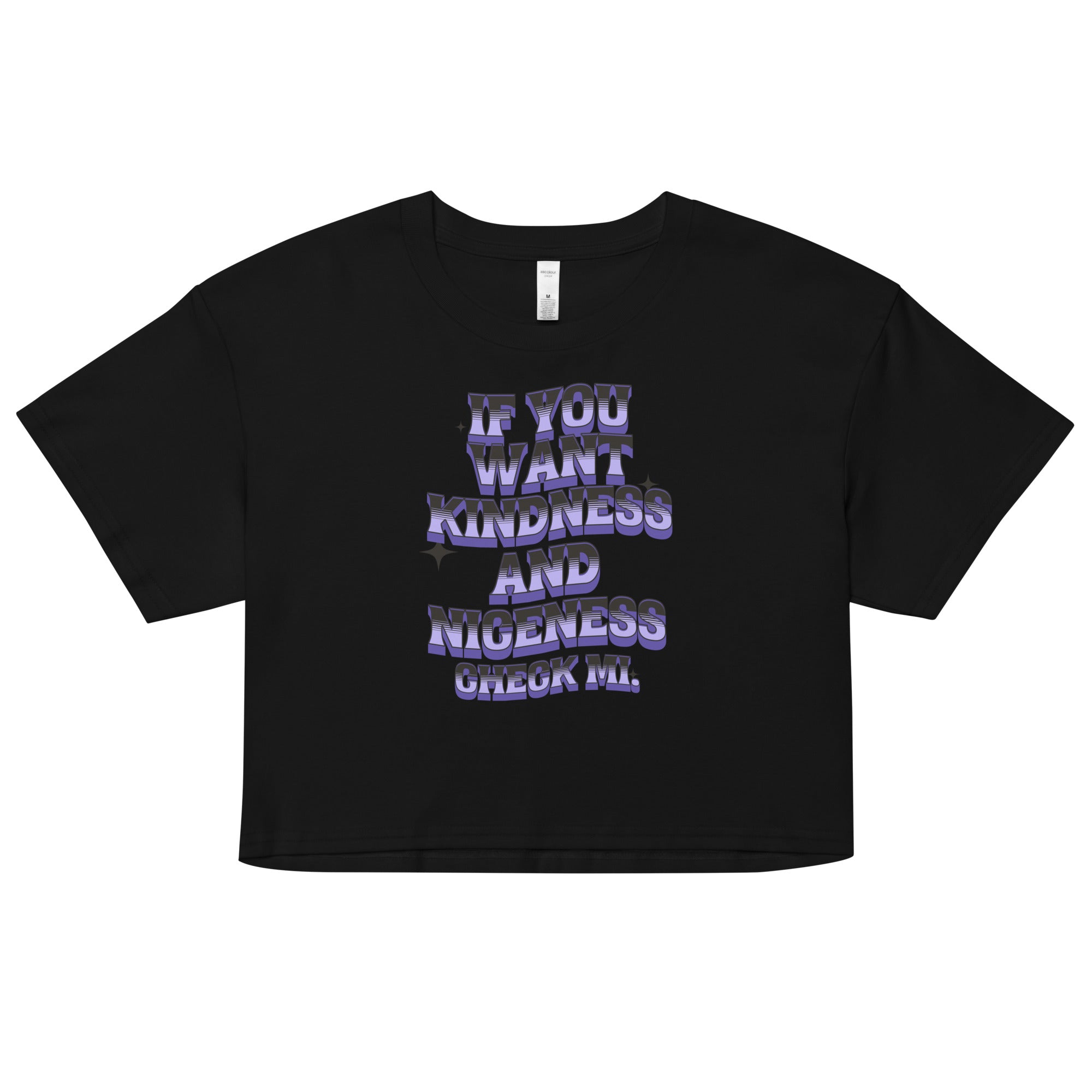 If A Kindness You Want - Women’s crop top -Jamaican T Shirt - Jamaican Slang on a T Shirt, Jamaican Tee shirt Jamaican vacation Shirt, Funny Jamaican shirt