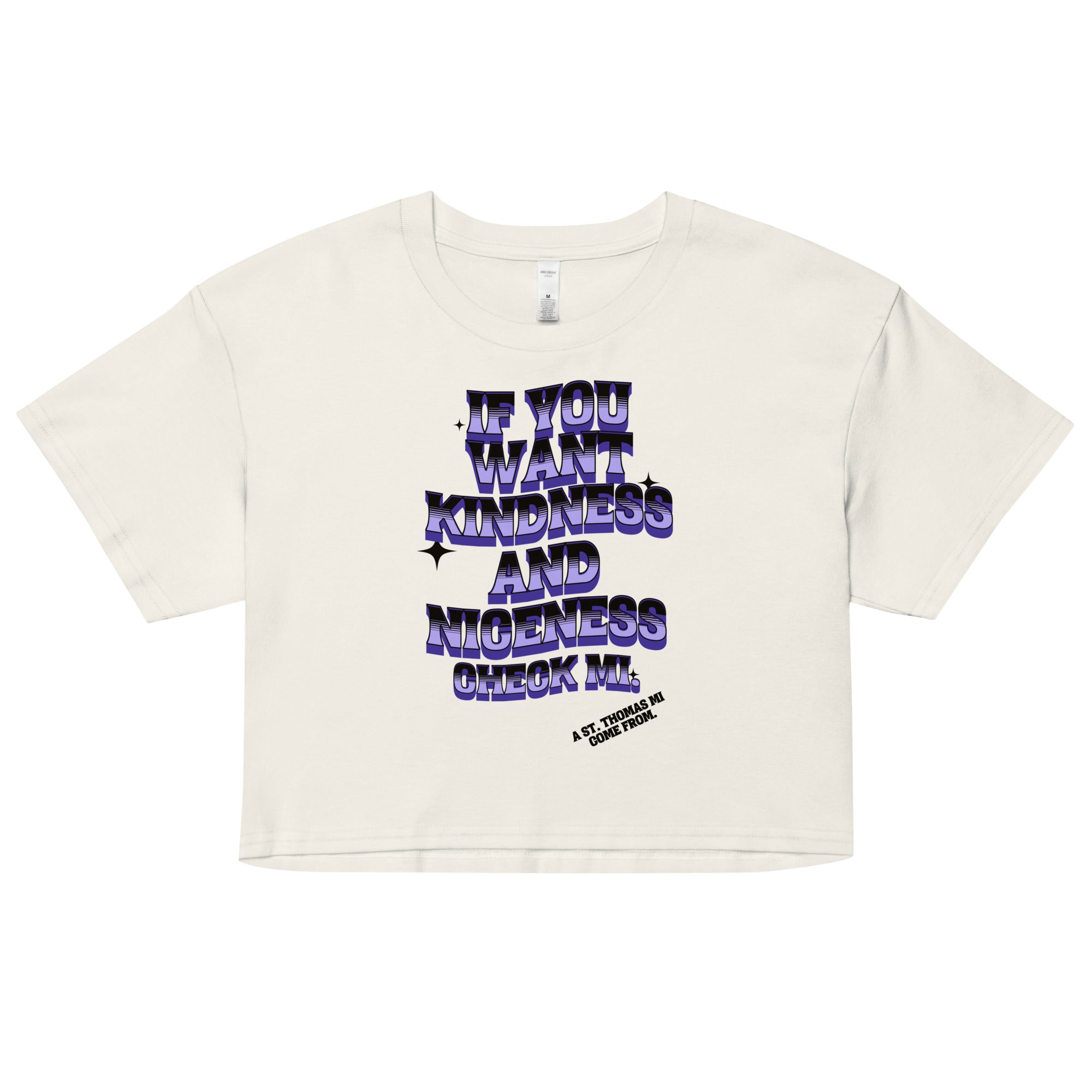 A ST THOMAS MI COME FROM - crop top - Jamaican T Shirt - Jamaican Slang on a T Shirt, Jamaican Tee shirt Jamaican vacation Shirt, Funny Jamaican shirt